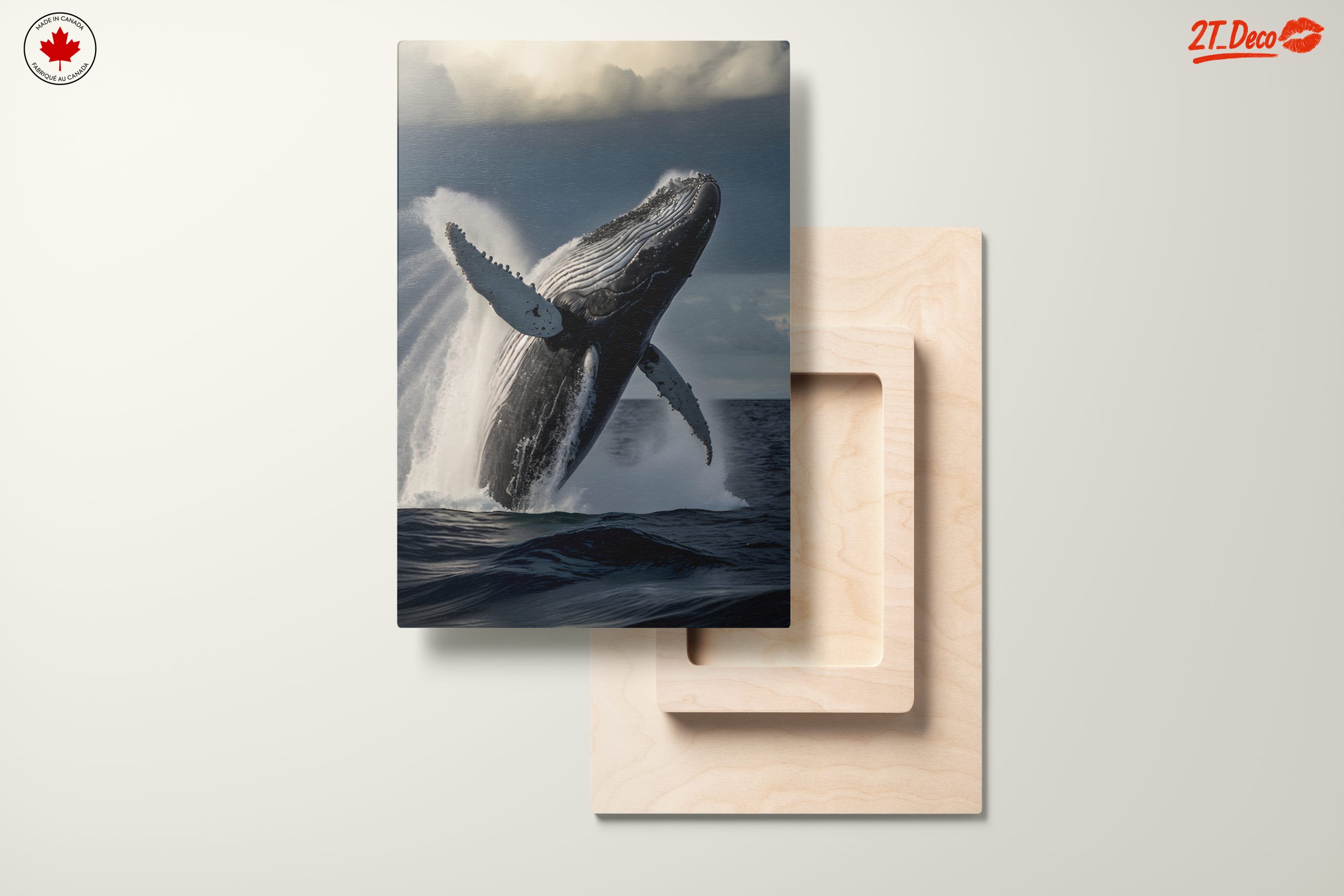 Powerful Whale Breaching in Dramatic Seascape - Image 11