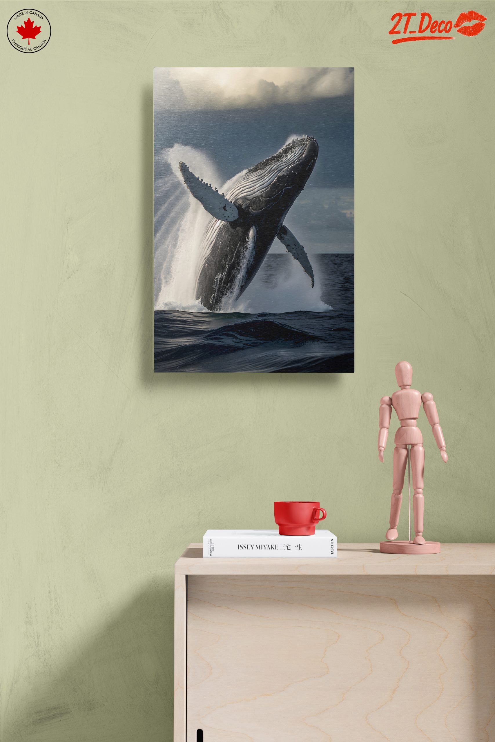 Powerful Whale Breaching in Dramatic Seascape - Image 14