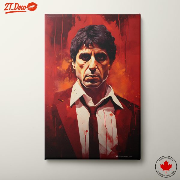 Dramatic Character Portrait in Red