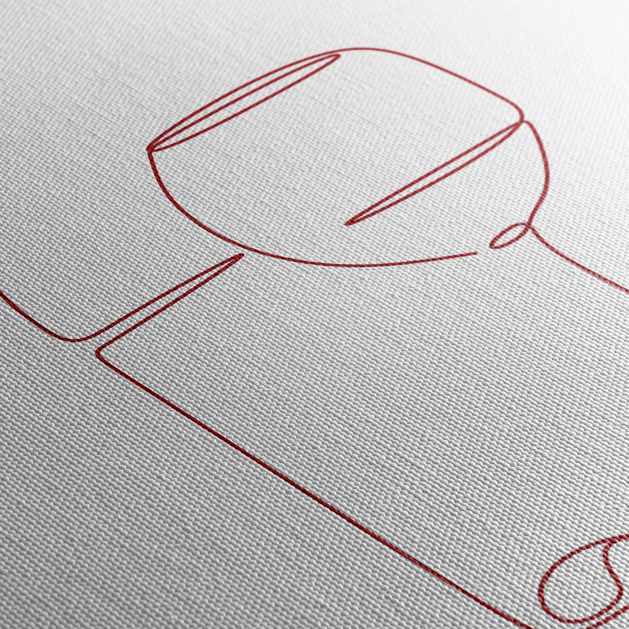 Minimalist Abstract Wine Art - Image 5