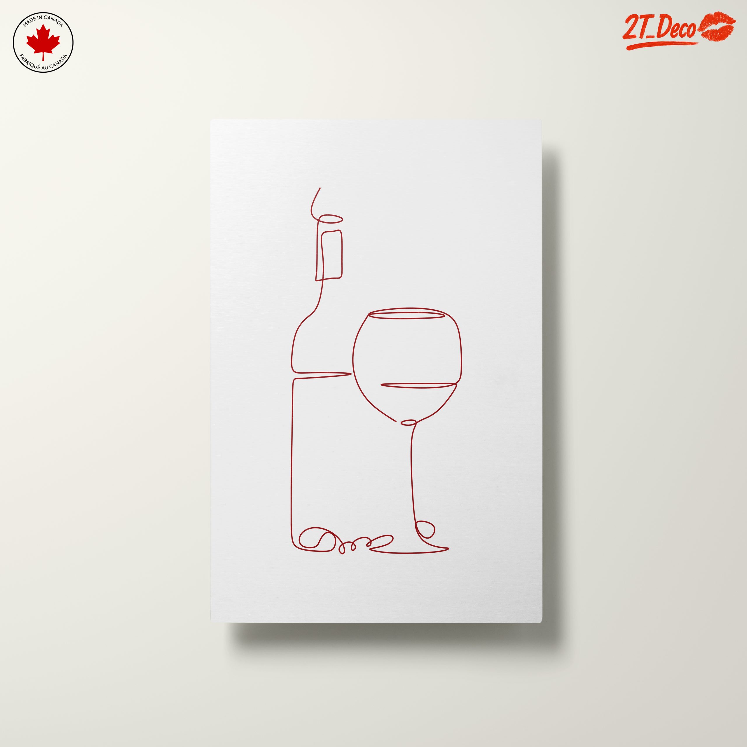 Minimalist Abstract Wine Art - Image 10