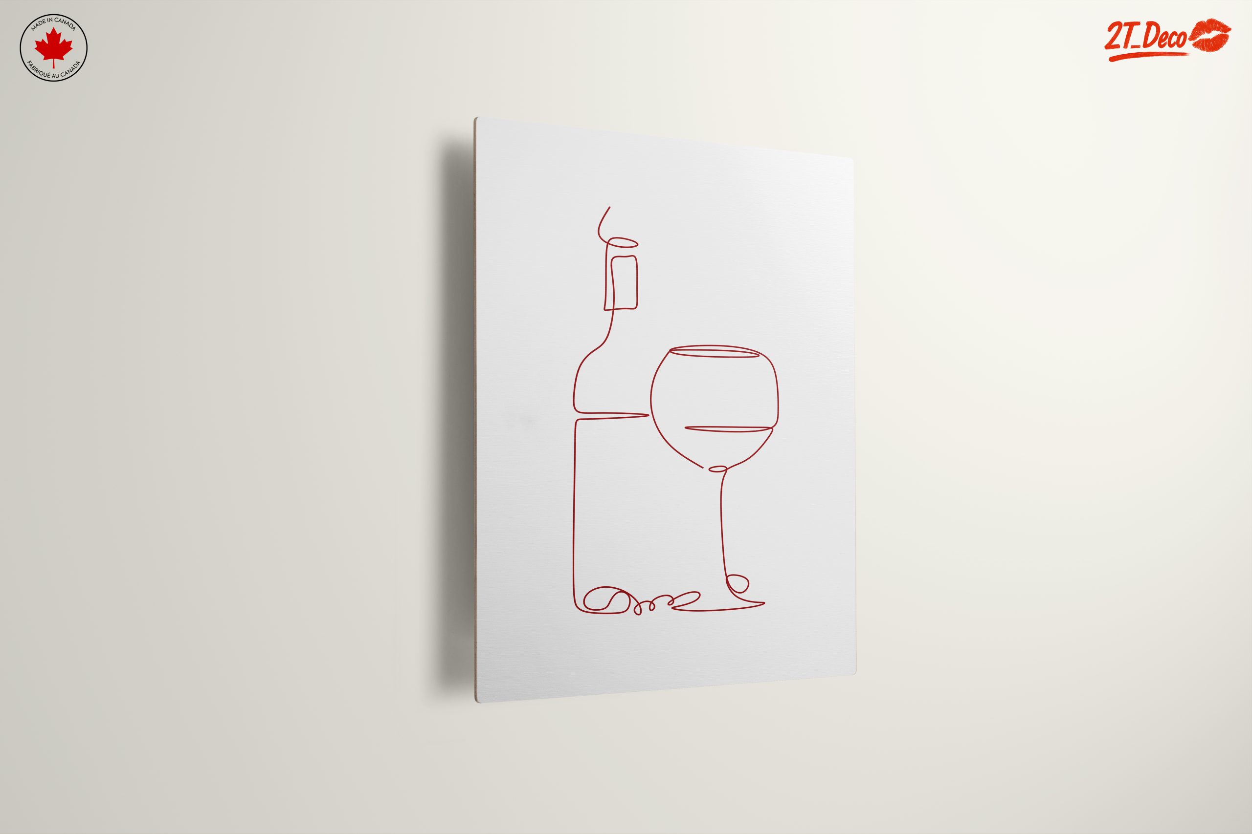 Minimalist Abstract Wine Art - Image 13