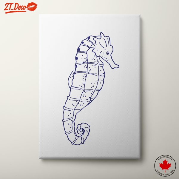 Seahorse Anatomical Illustration Art