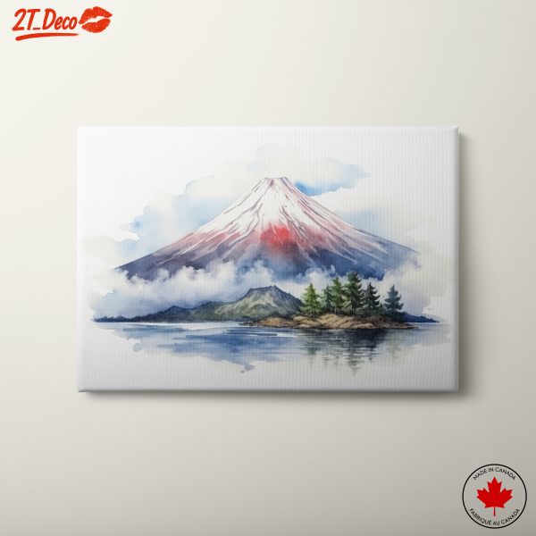 Abstract Landscape of Mount Fuji