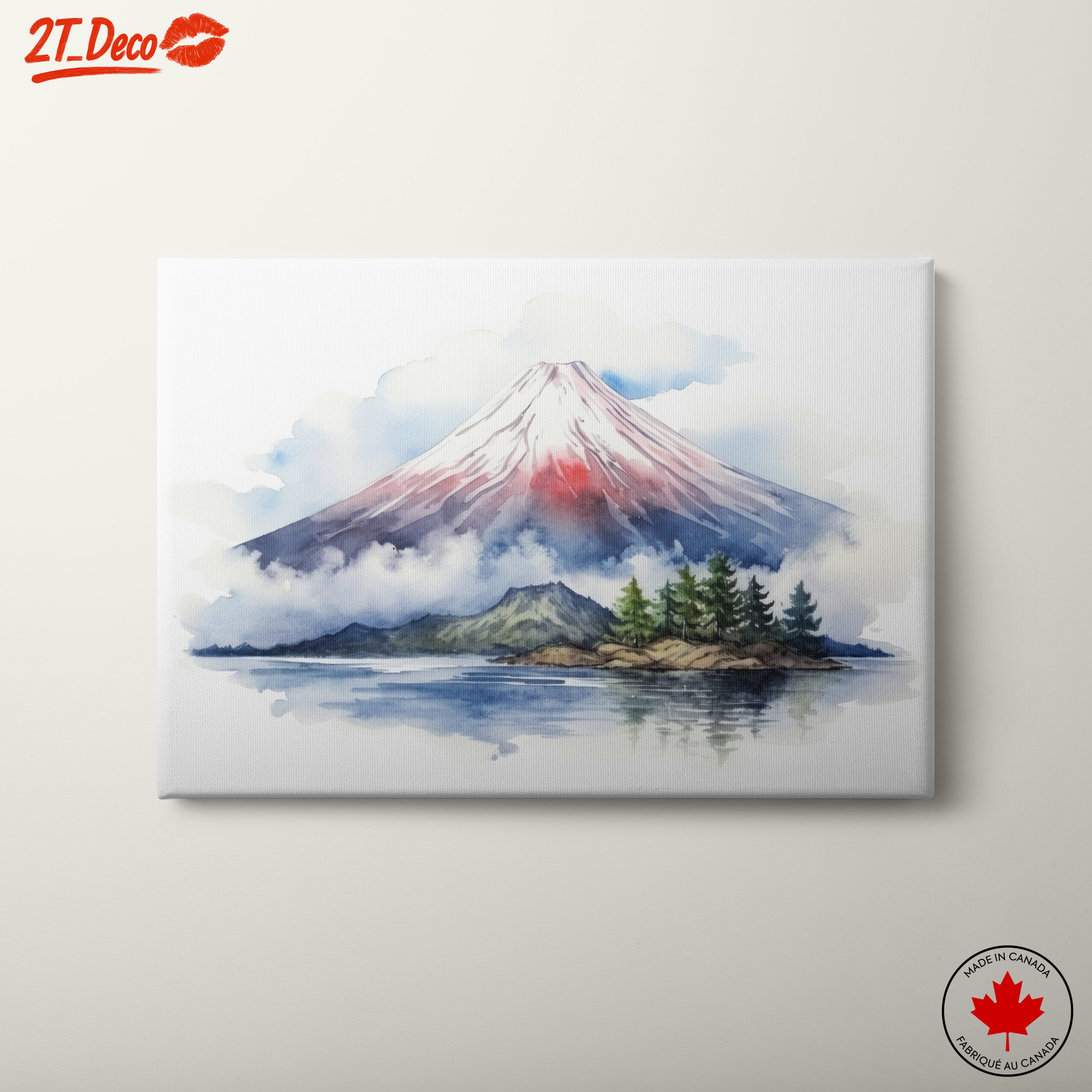 Abstract Landscape of Mount Fuji