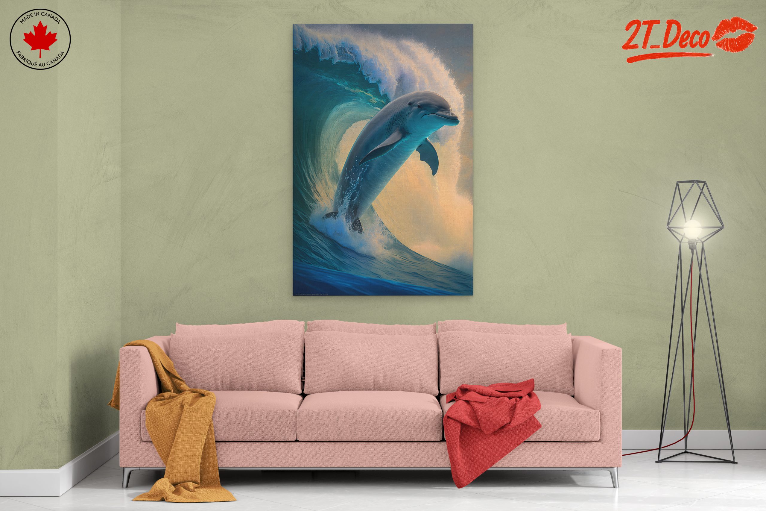 Dolphin Leaping Through Waves - Image 2