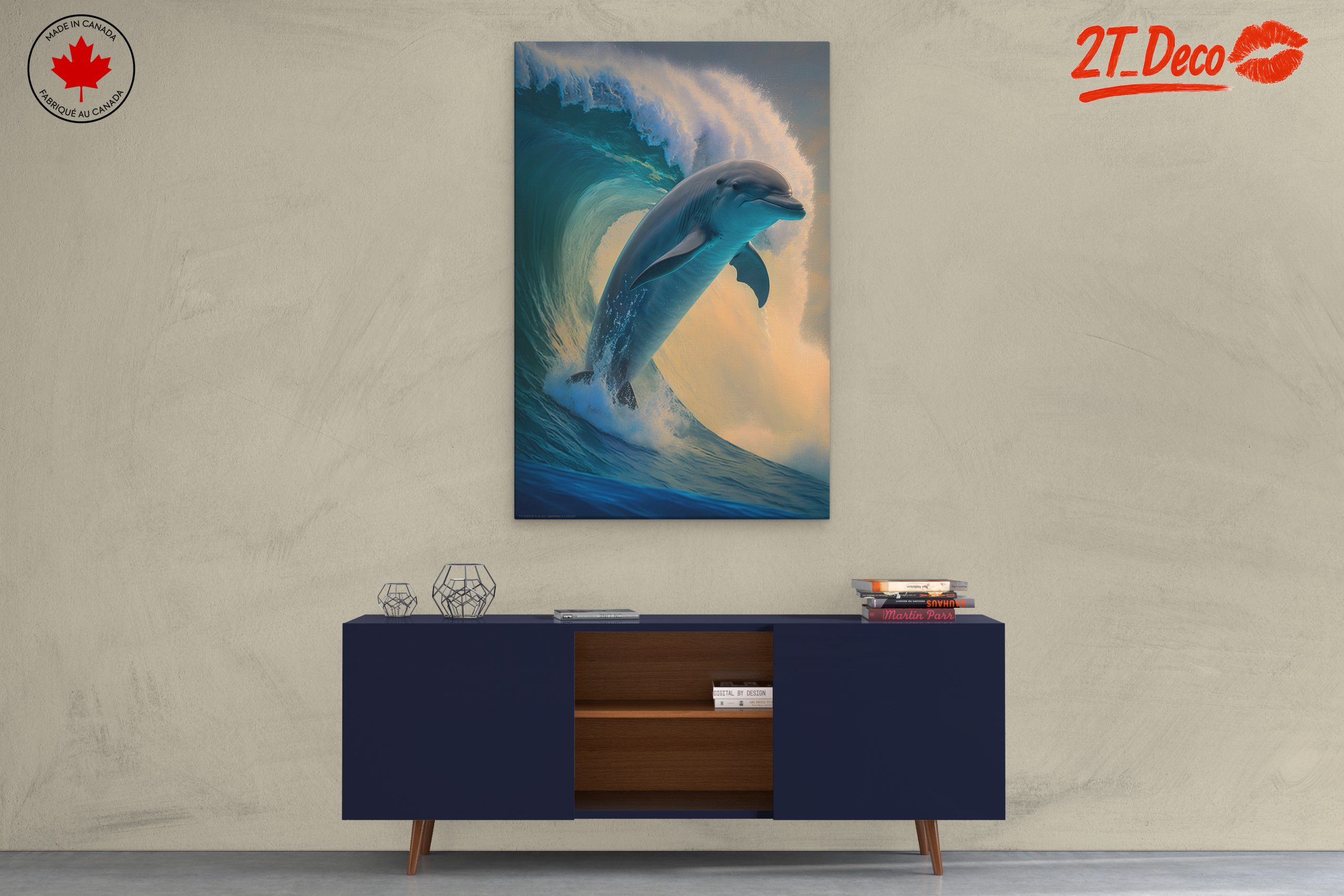 Dolphin Leaping Through Waves - Image 3