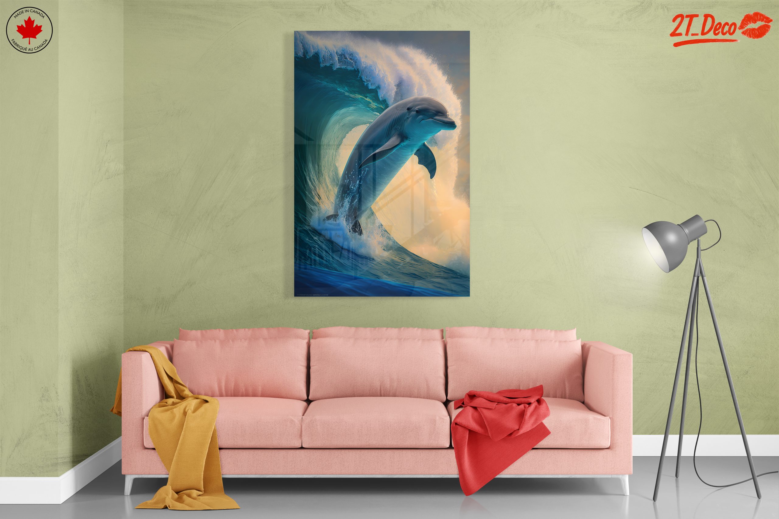 Dolphin Leaping Through Waves - Image 7
