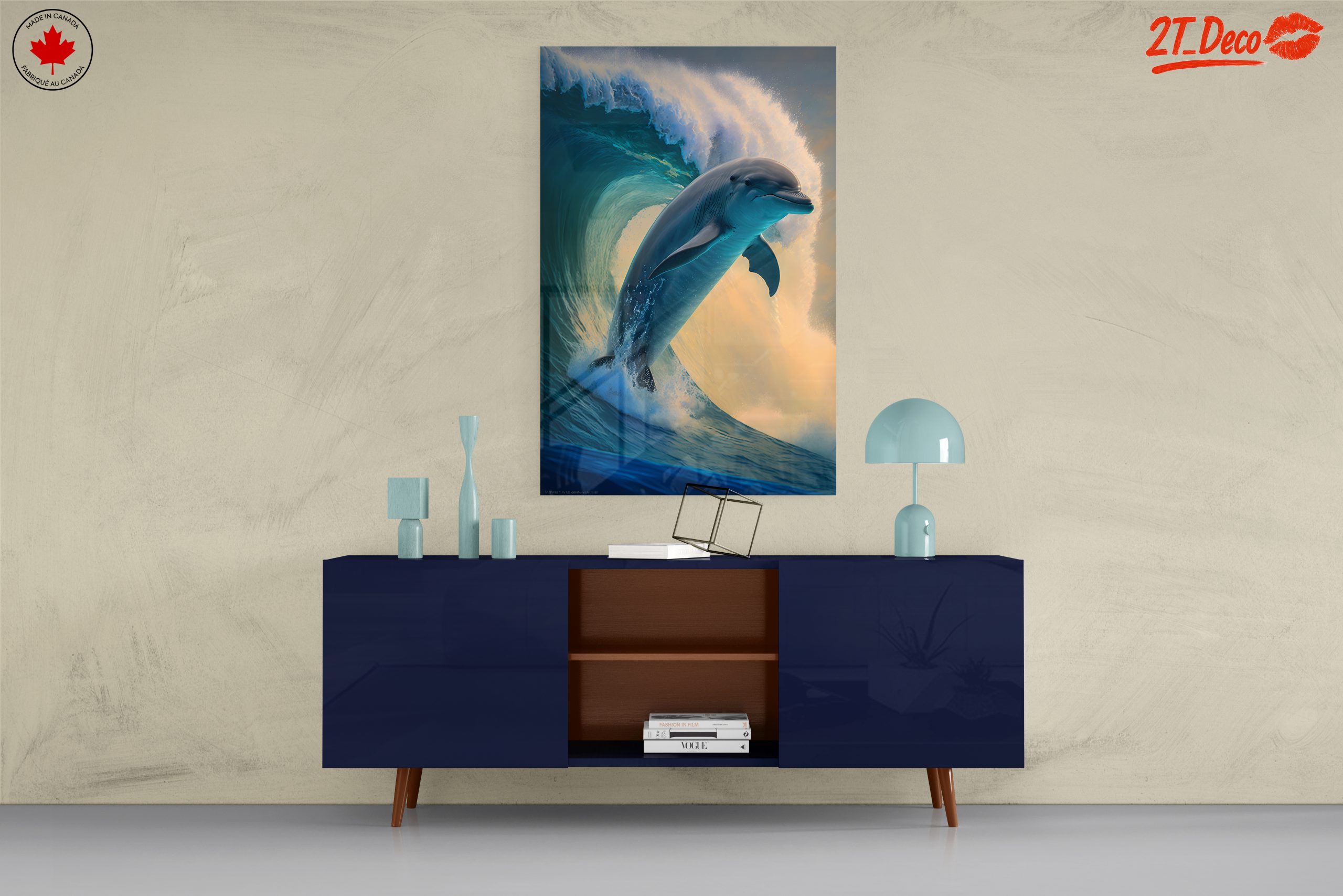 Dolphin Leaping Through Waves - Image 8