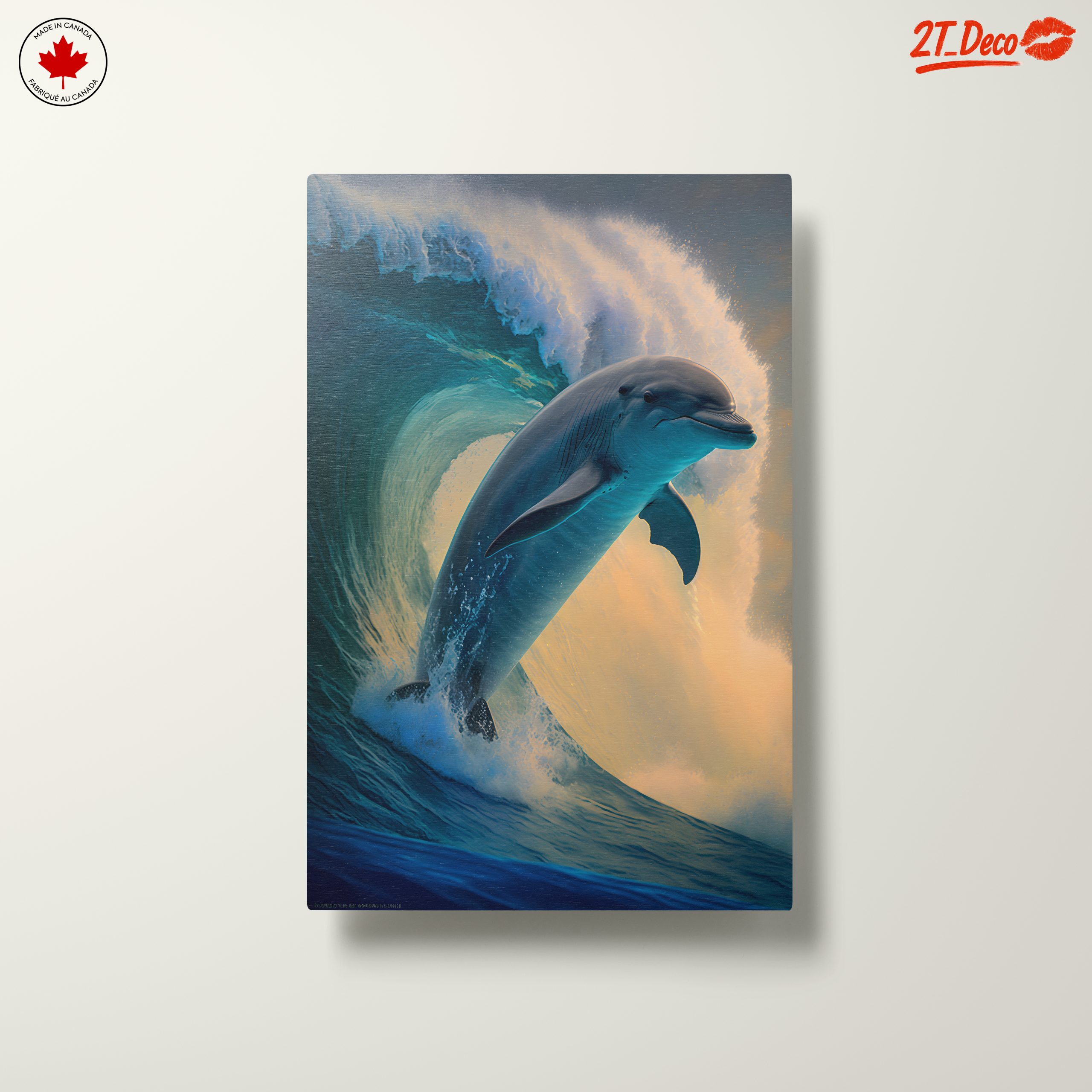 Dolphin Leaping Through Waves - Image 10