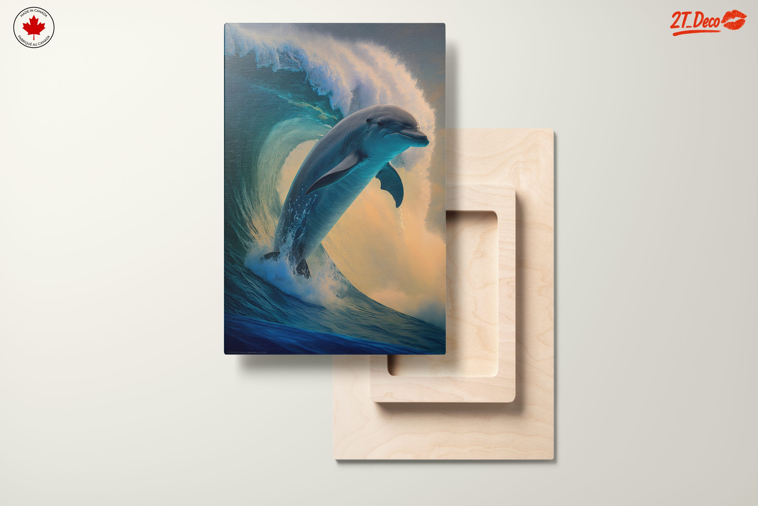 Dolphin Leaping Through Waves - Image 11