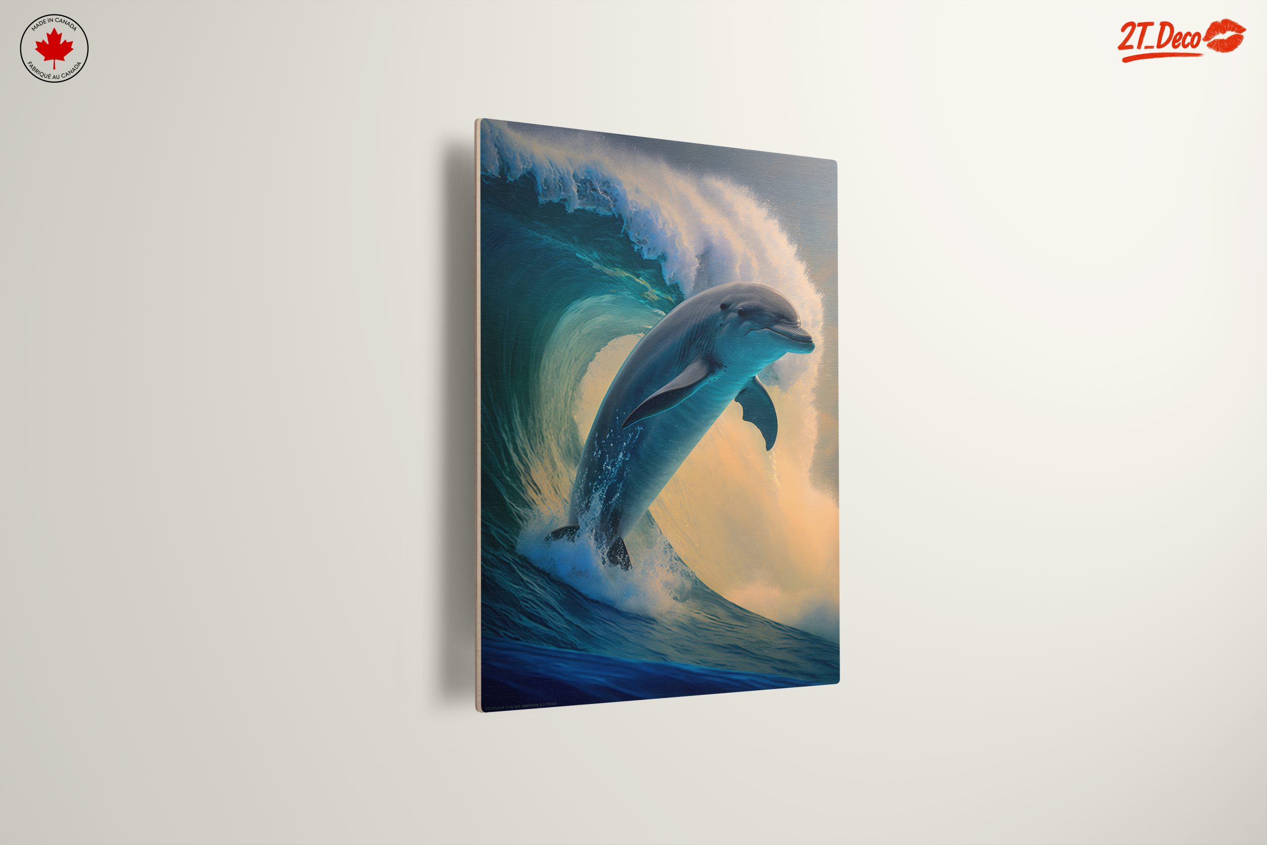 Dolphin Leaping Through Waves - Image 13