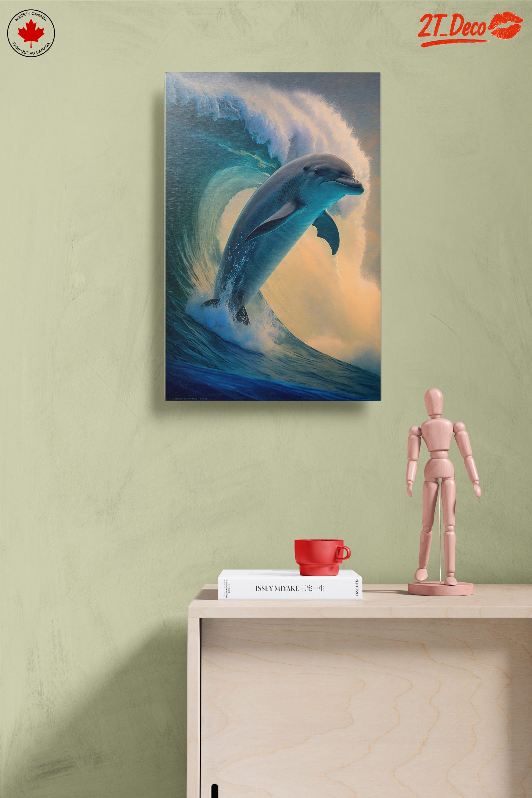 Dolphin Leaping Through Waves - Image 14