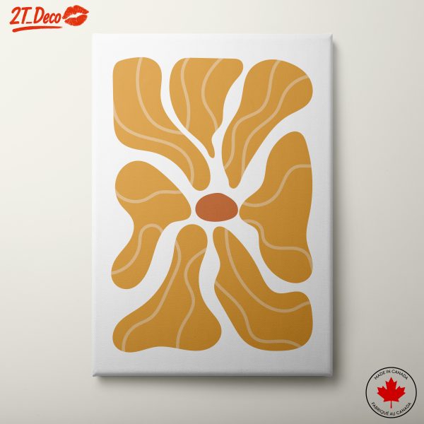 Stylized Botanical Abstract Art for Modern Decor