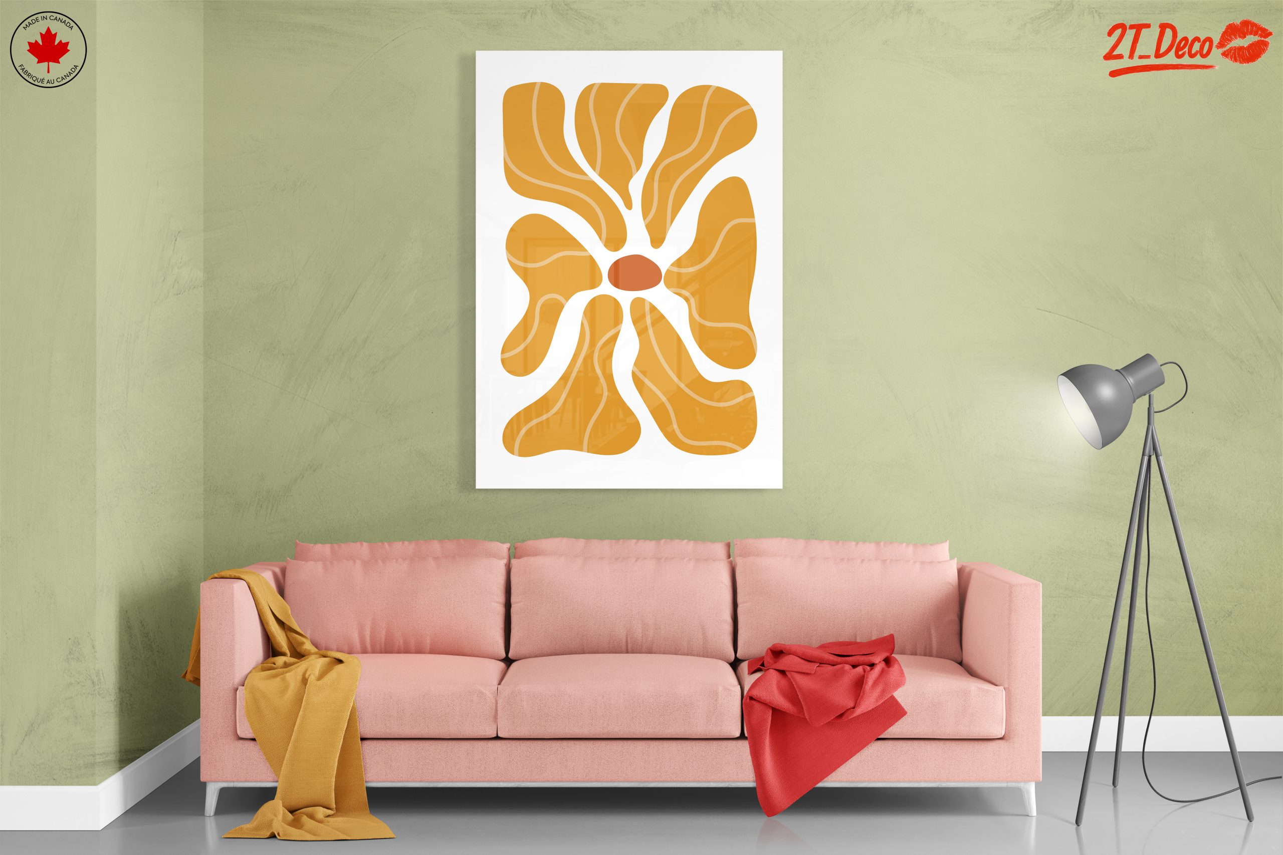 Stylized Botanical Abstract Art for Modern Decor - Image 7