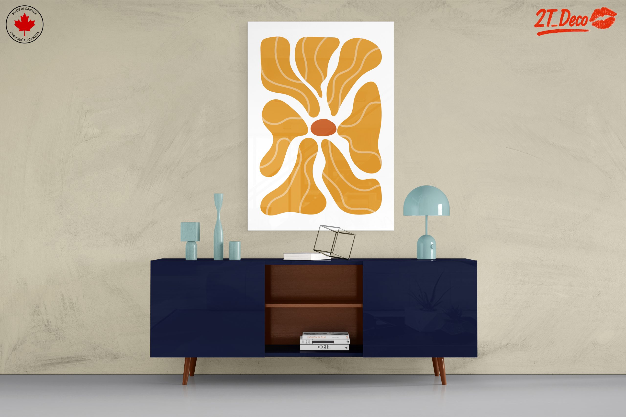 Stylized Botanical Abstract Art for Modern Decor - Image 8