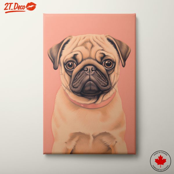 Adorable Pug Illustration