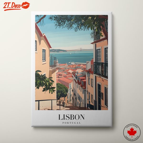 Lisbon Cityscape Illustration