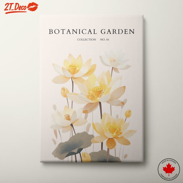 Botanical Garden Collection with Elegant Flowers