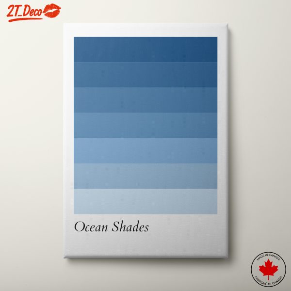 Colorful Ocean Shades Abstract Art