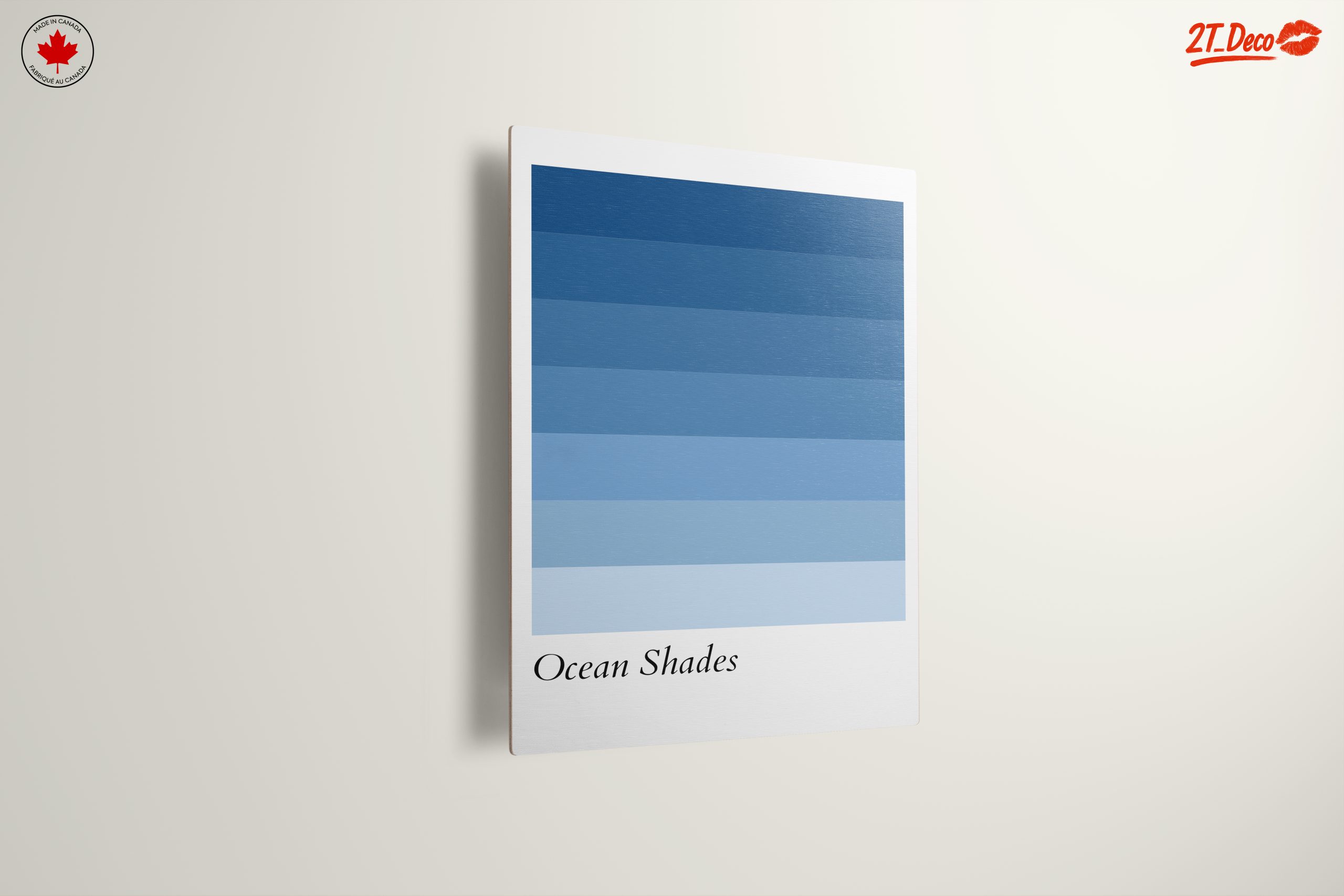 Colorful Ocean Shades Abstract Art - Image 13