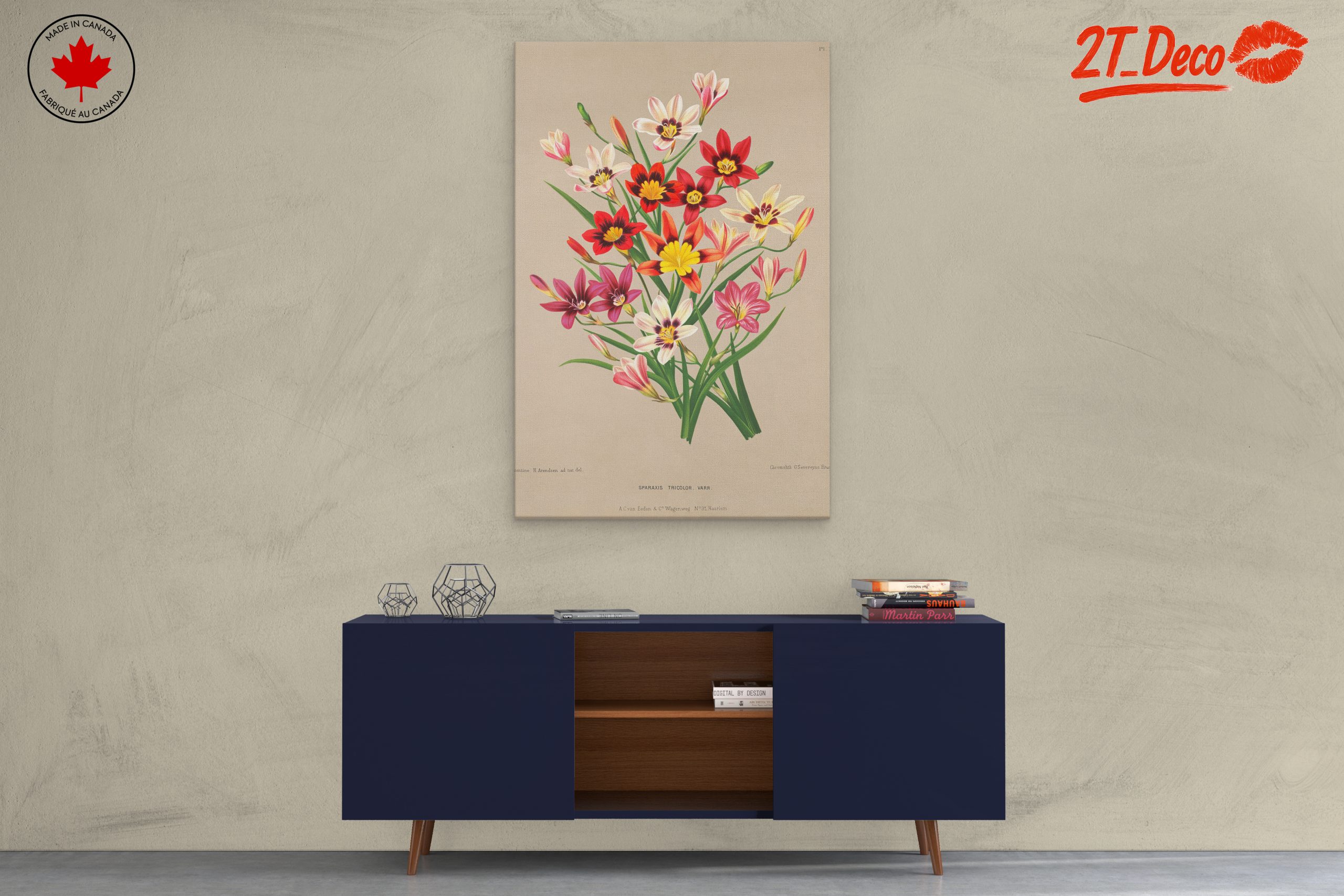 Vibrant Botanical Floral Arrangement - Image 3