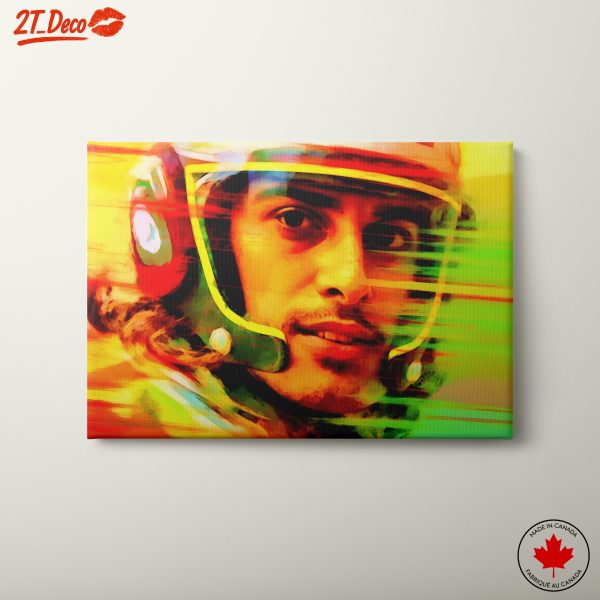Dynamic Racing Character Portrait 2