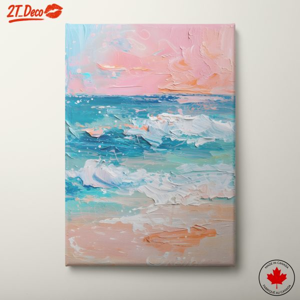 Vibrant Abstract Seascape Art