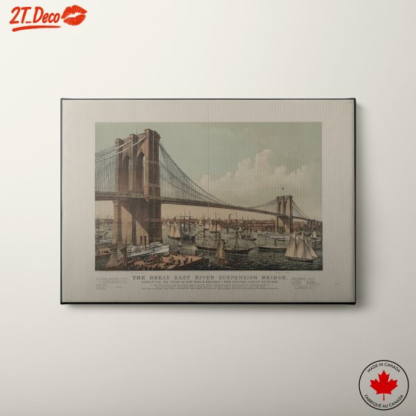 Great East River Suspension Bridge Artwork