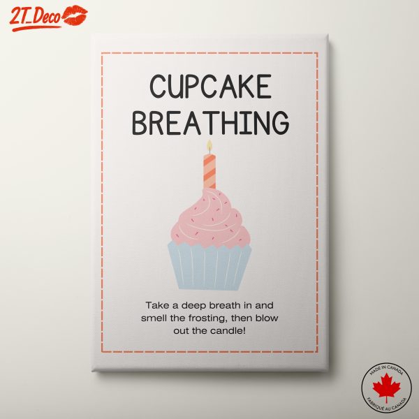 Cupcake Breathing Inspirational Art