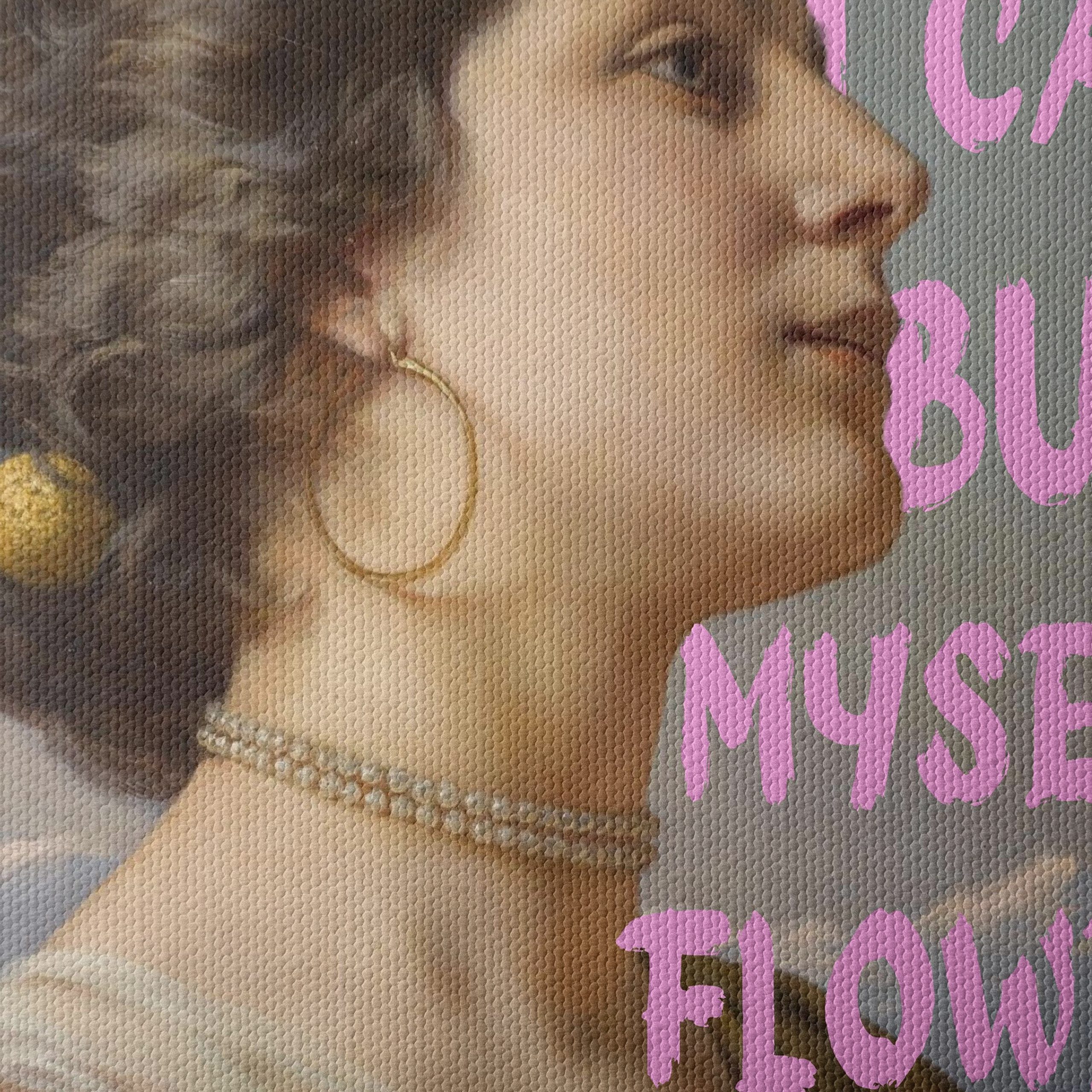 Elegant Portrait of a Woman with Flowers - Image 4