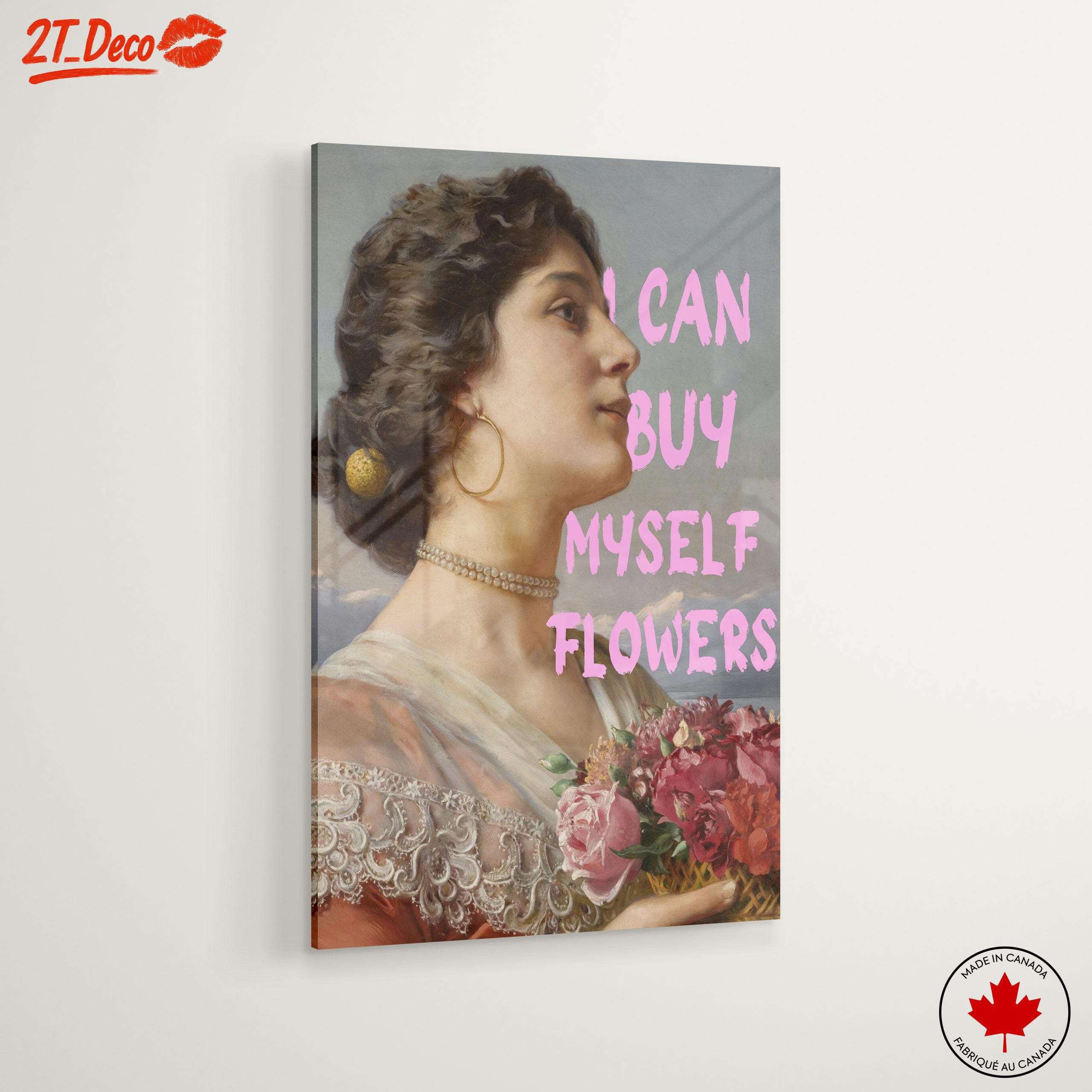 Elegant Portrait of a Woman with Flowers - Image 6