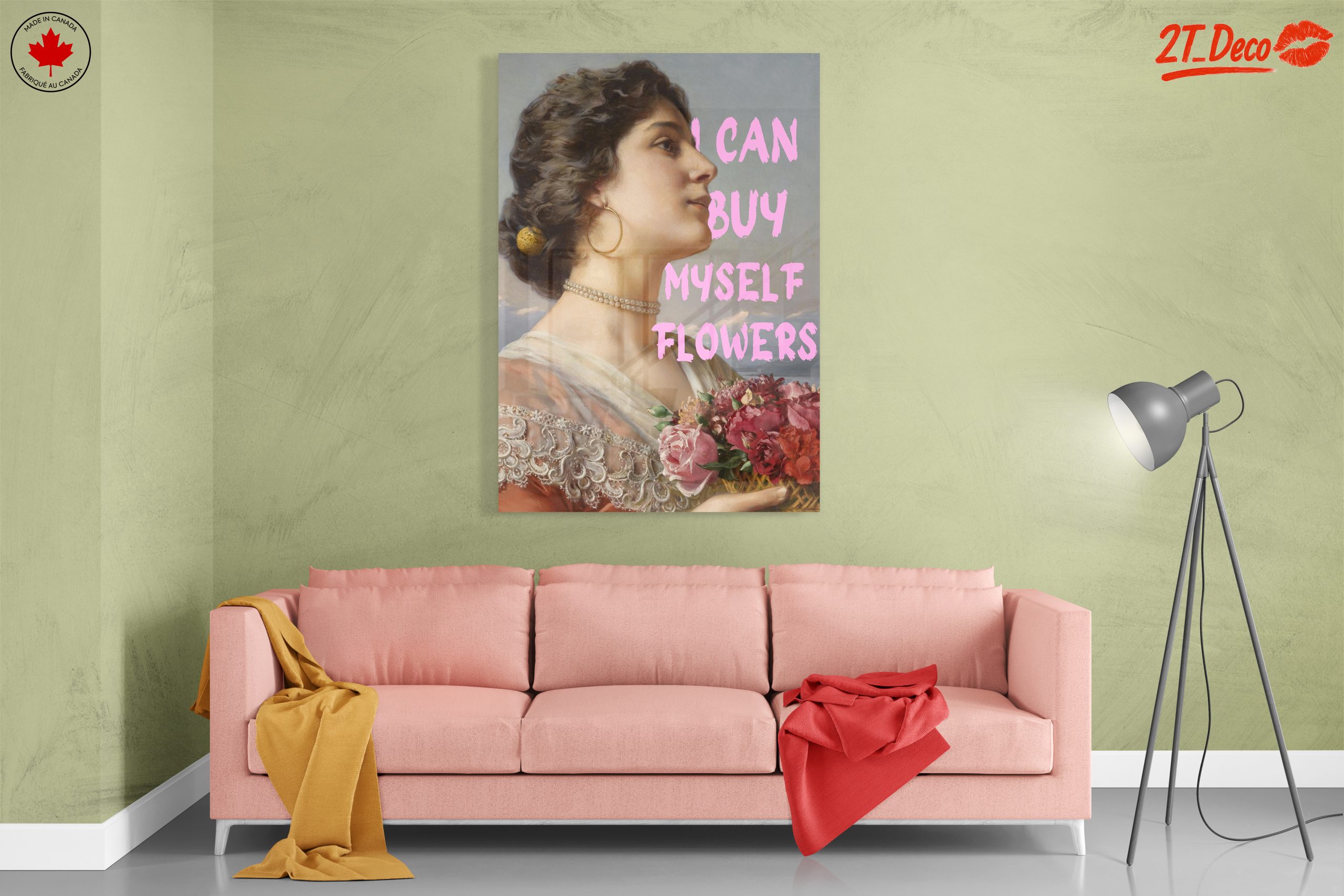 Elegant Portrait of a Woman with Flowers - Image 7