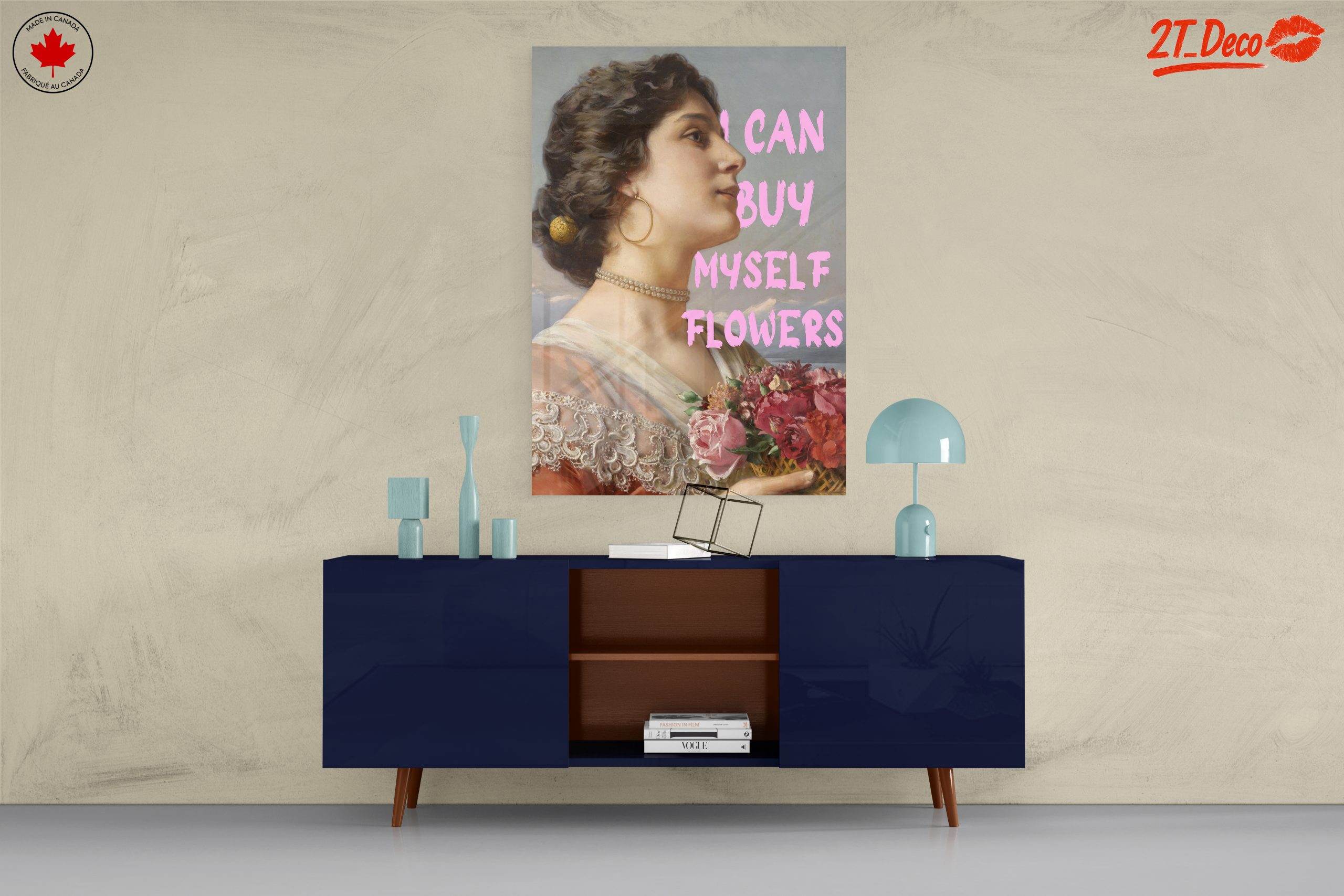 Elegant Portrait of a Woman with Flowers - Image 8