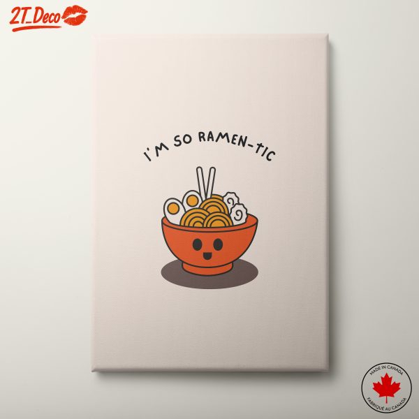Cute and Playful Ramen Bowl Illustration