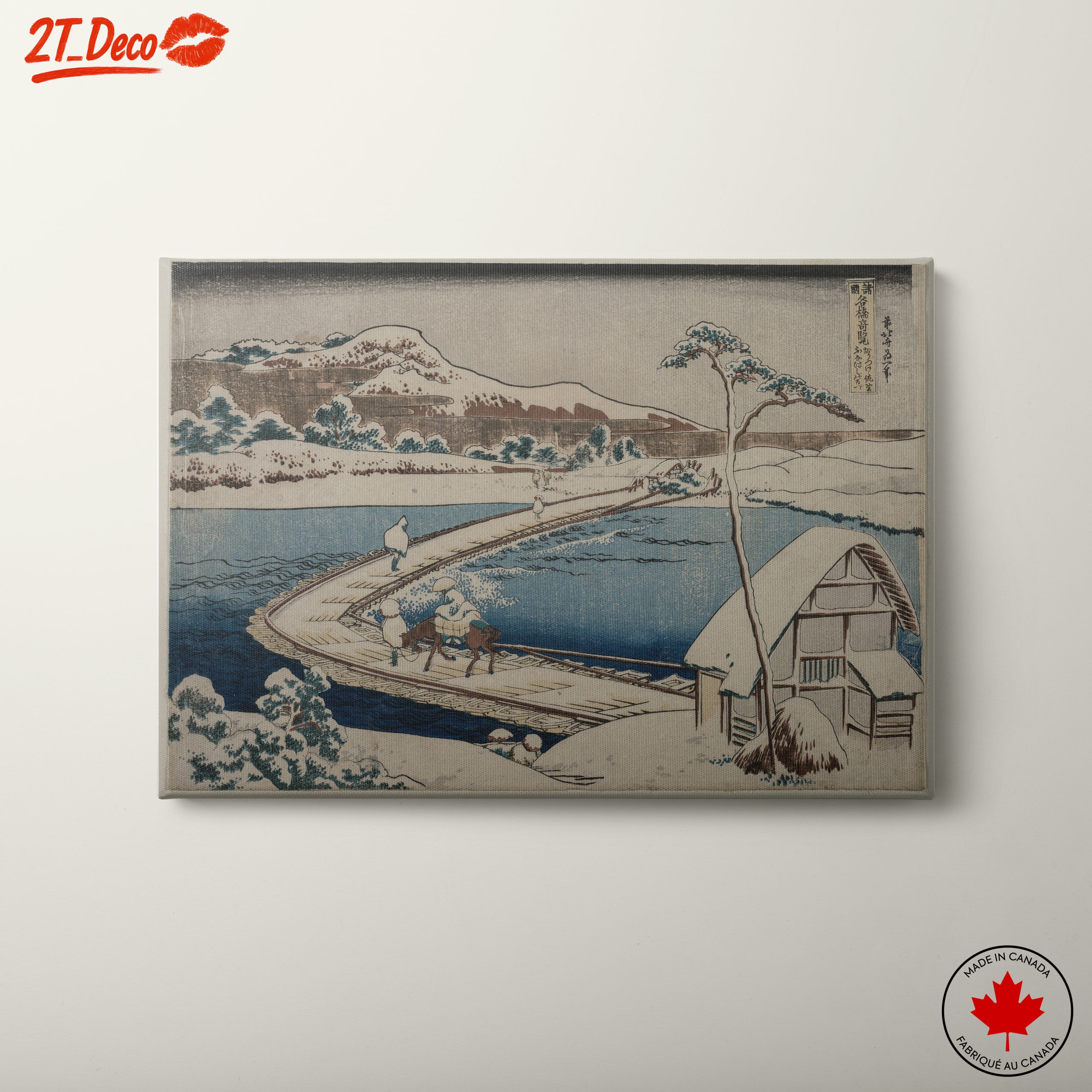 Traditional Japanese Winter Landscape