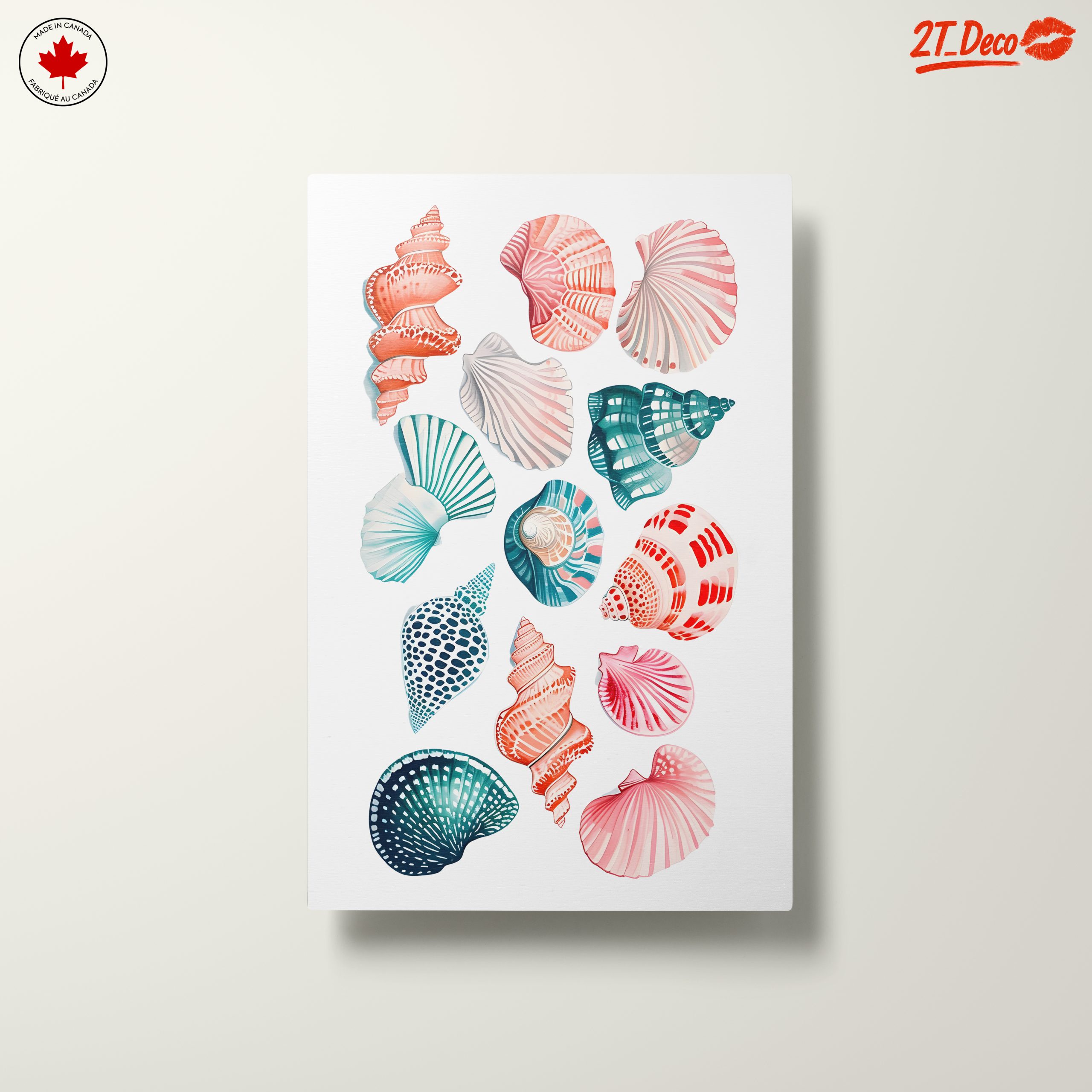 Colorful Abstract Marine Shell Art - Image 10