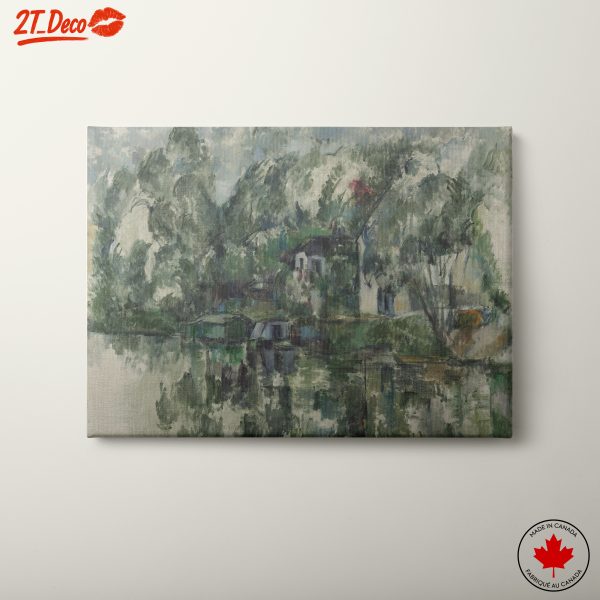 Serene Abstract Landscape Reflection Art