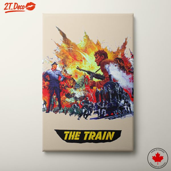 The Train Vintage Movie Poster Artwork