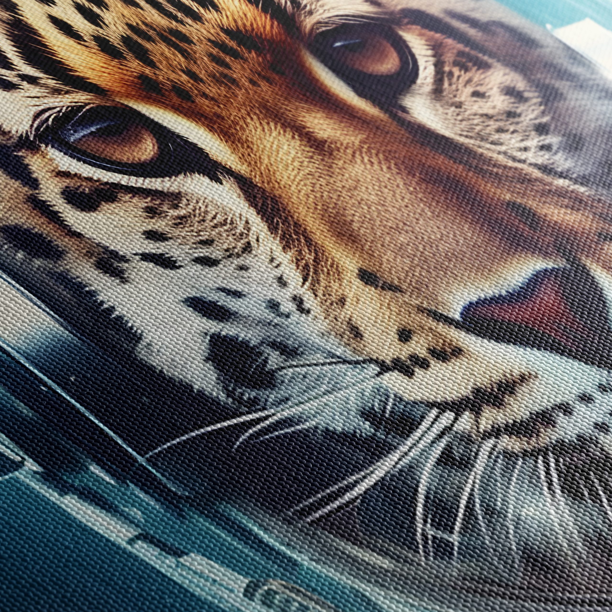 Astronaut Tiger in Cosmic Space Art - Image 5