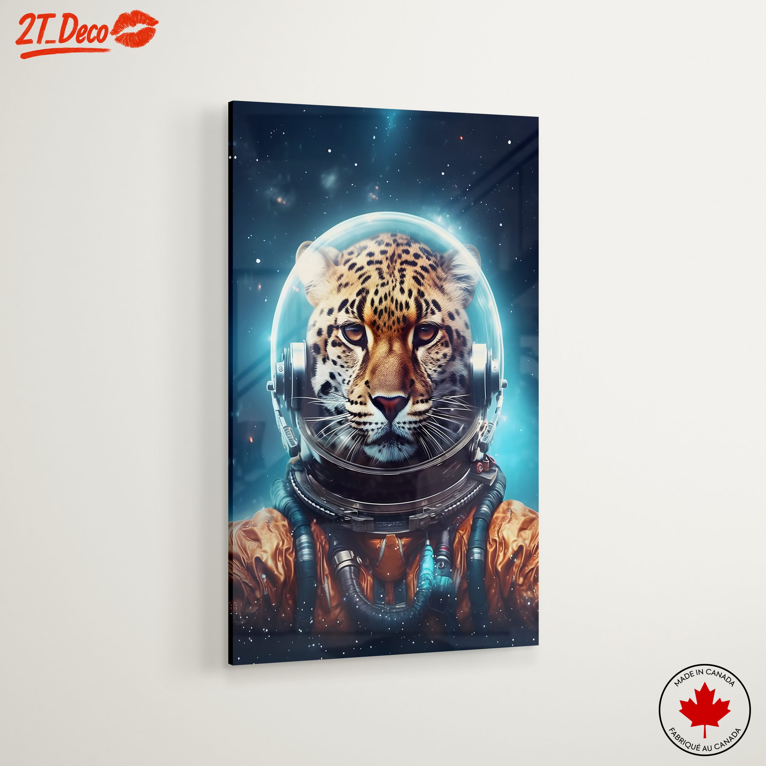 Astronaut Tiger in Cosmic Space Art - Image 6