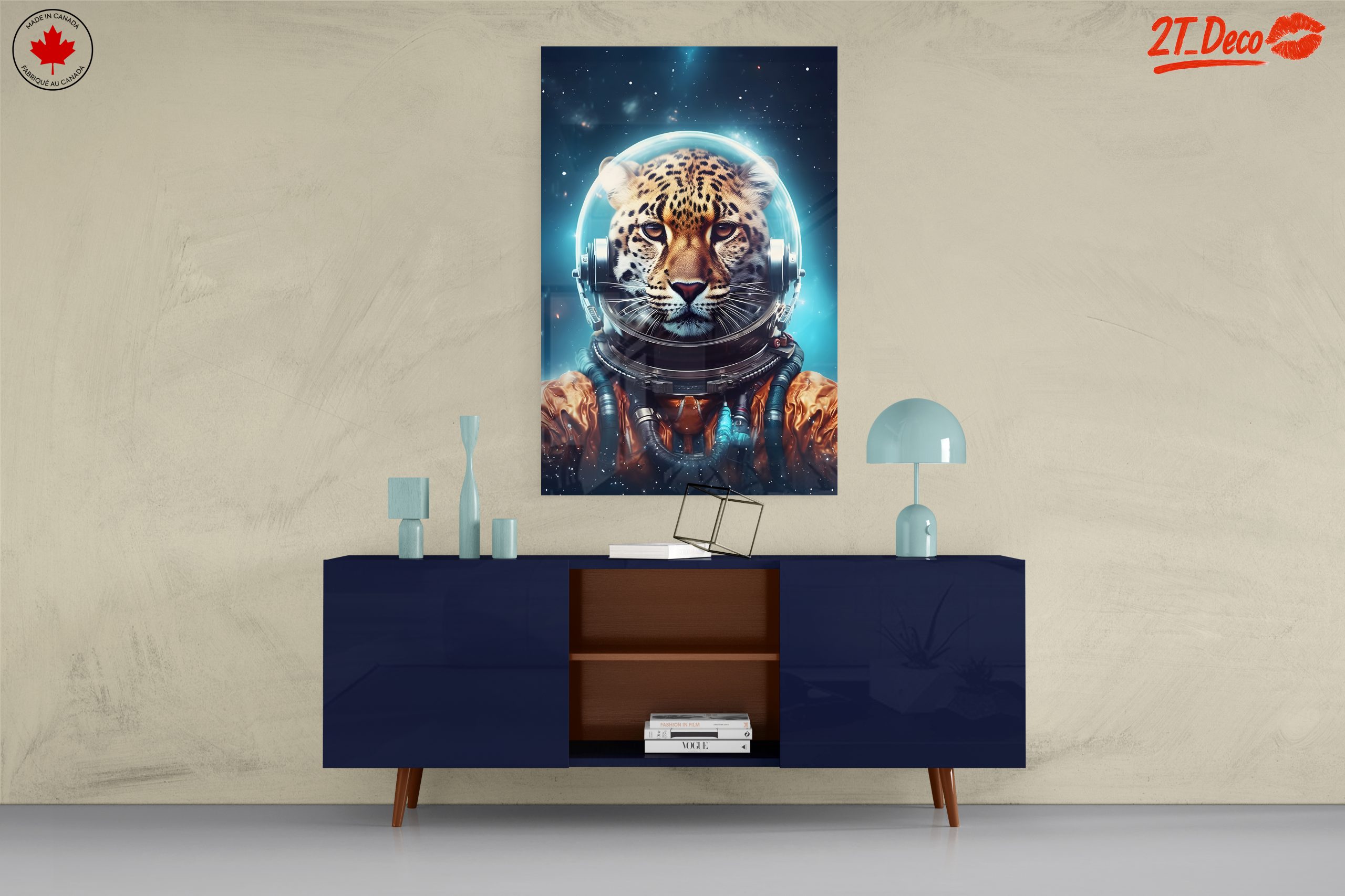 Astronaut Tiger in Cosmic Space Art - Image 8