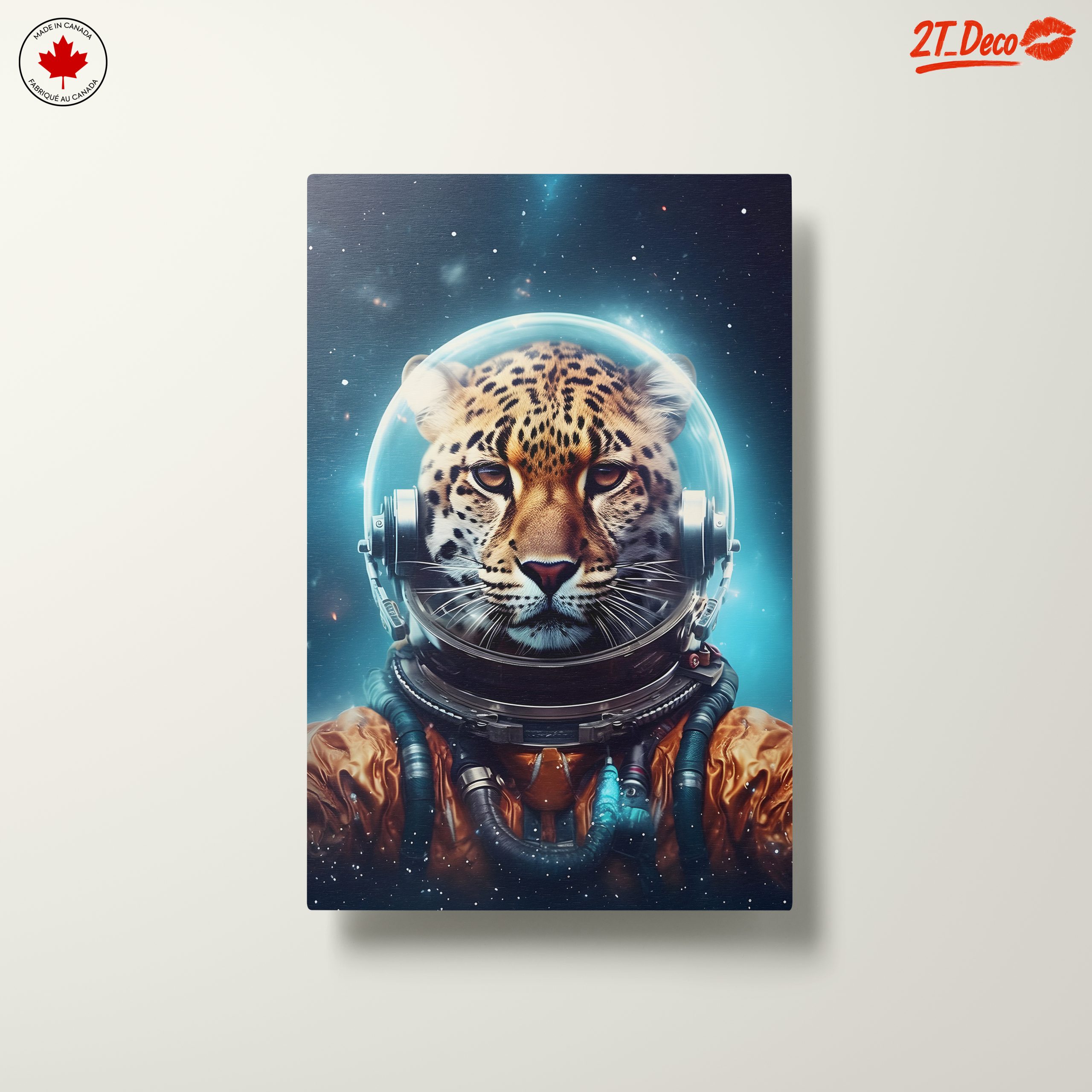 Astronaut Tiger in Cosmic Space Art - Image 10