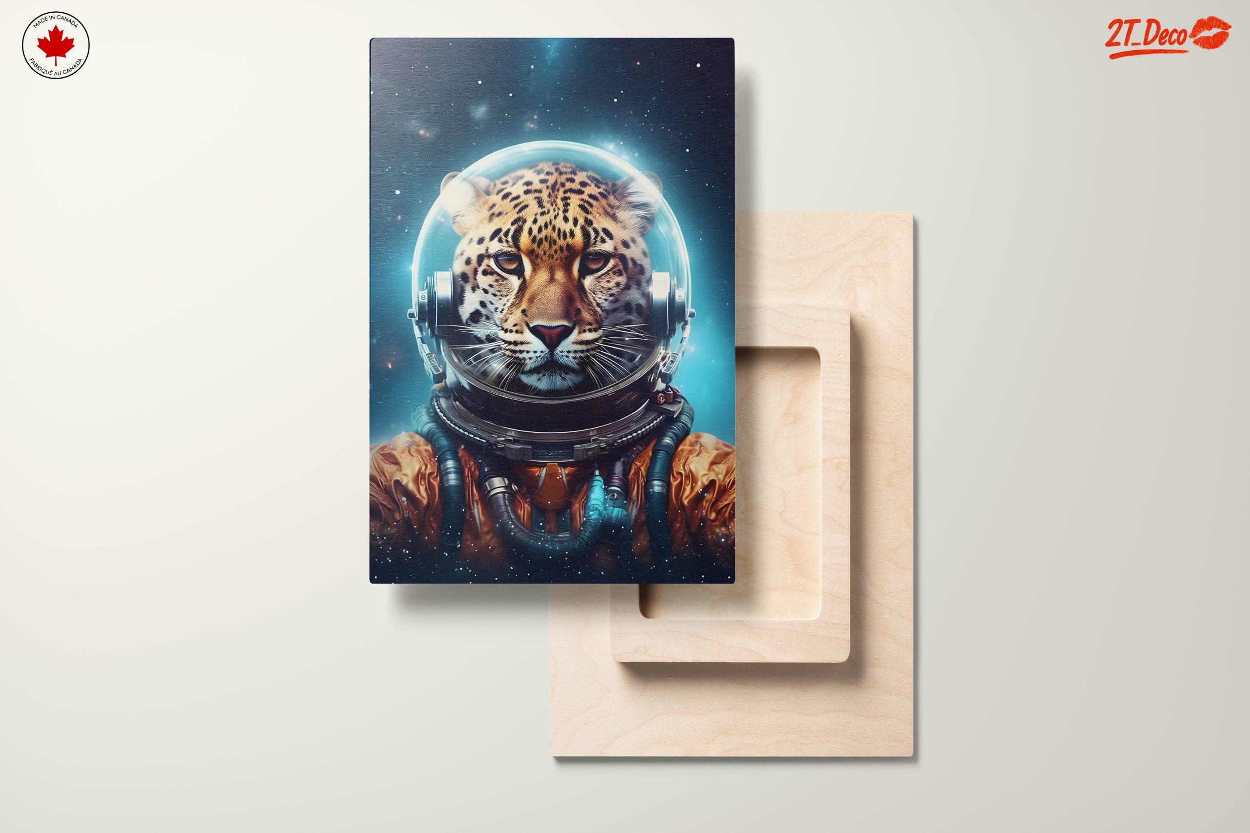 Astronaut Tiger in Cosmic Space Art - Image 11