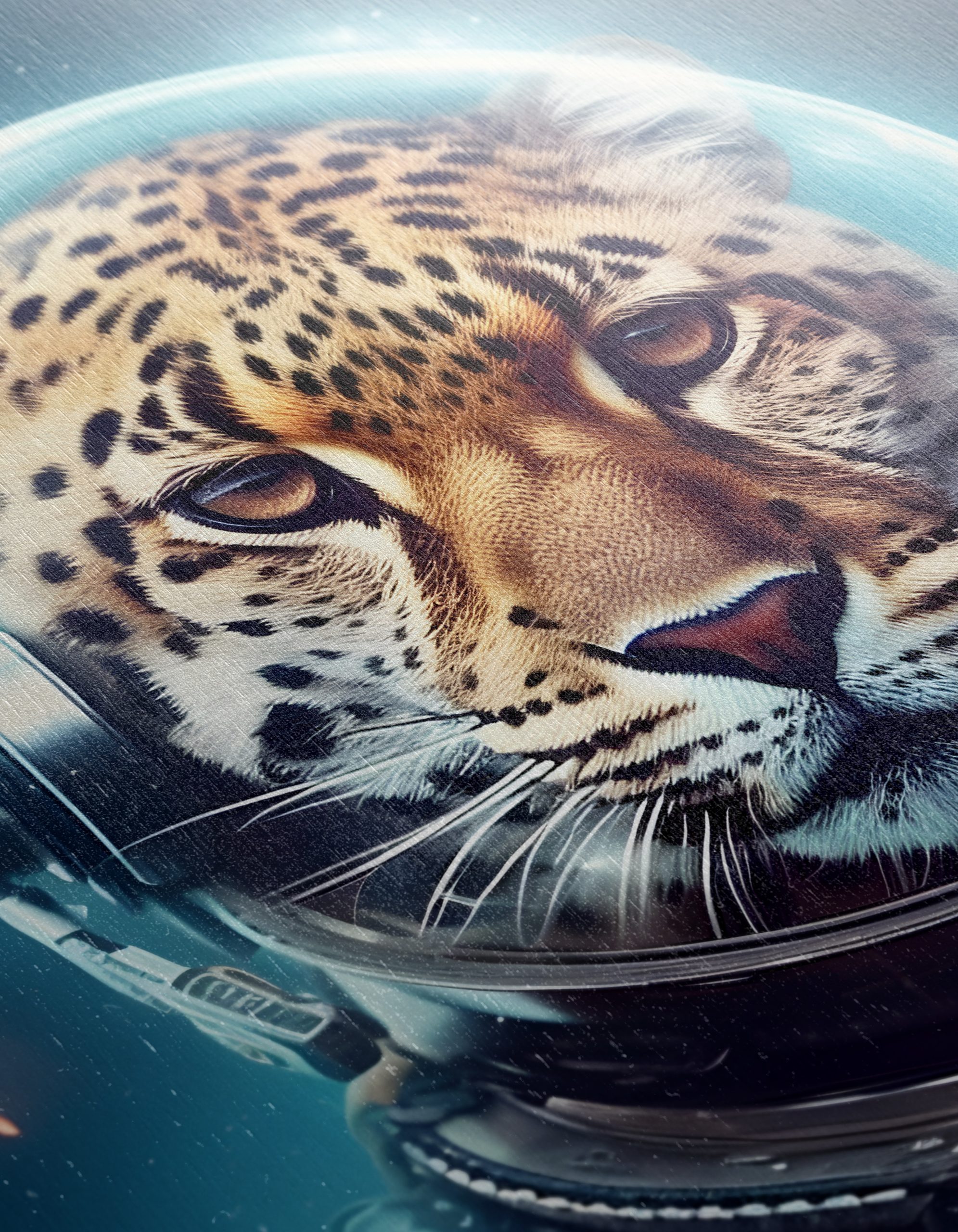 Astronaut Tiger in Cosmic Space Art - Image 12