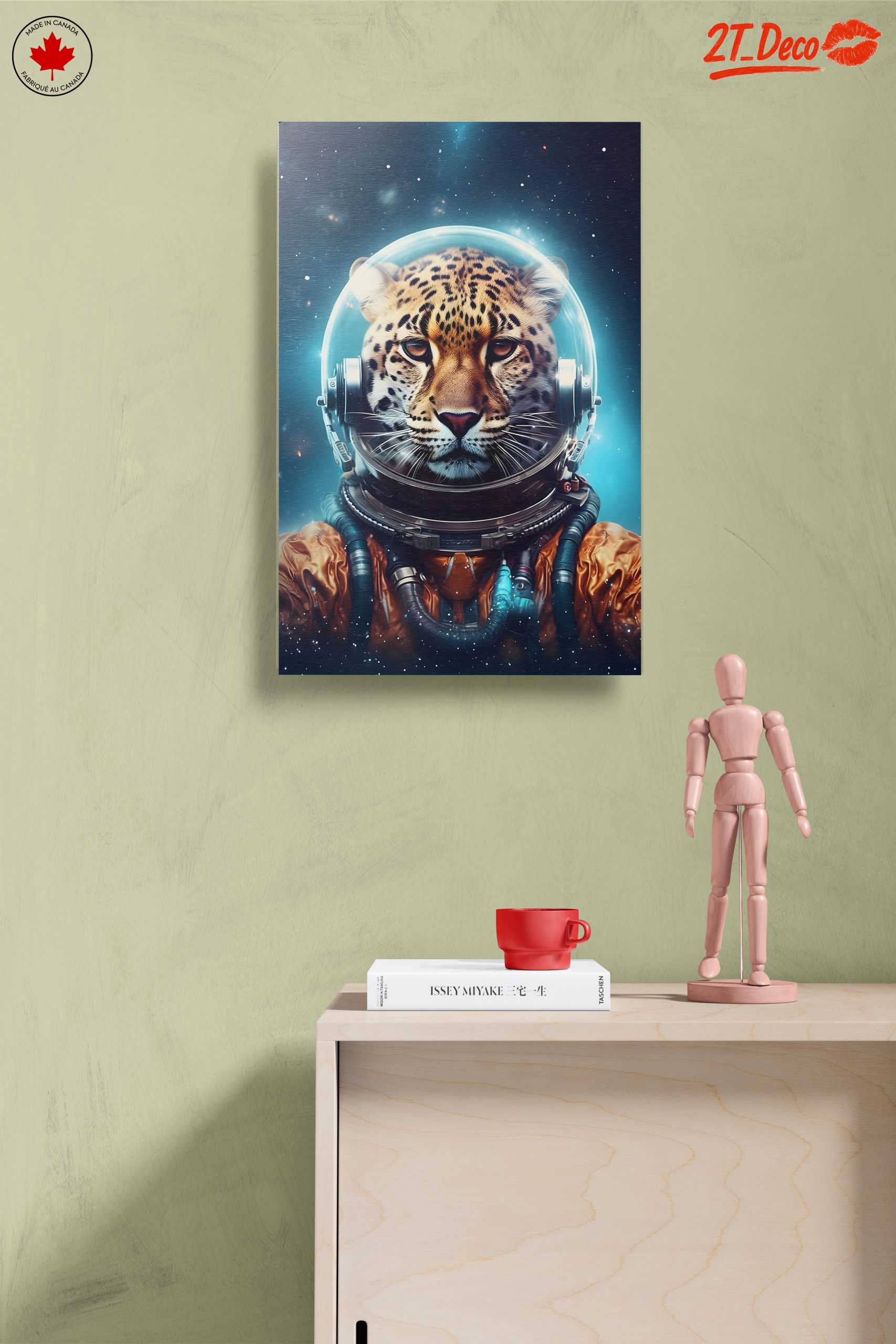 Astronaut Tiger in Cosmic Space Art - Image 14