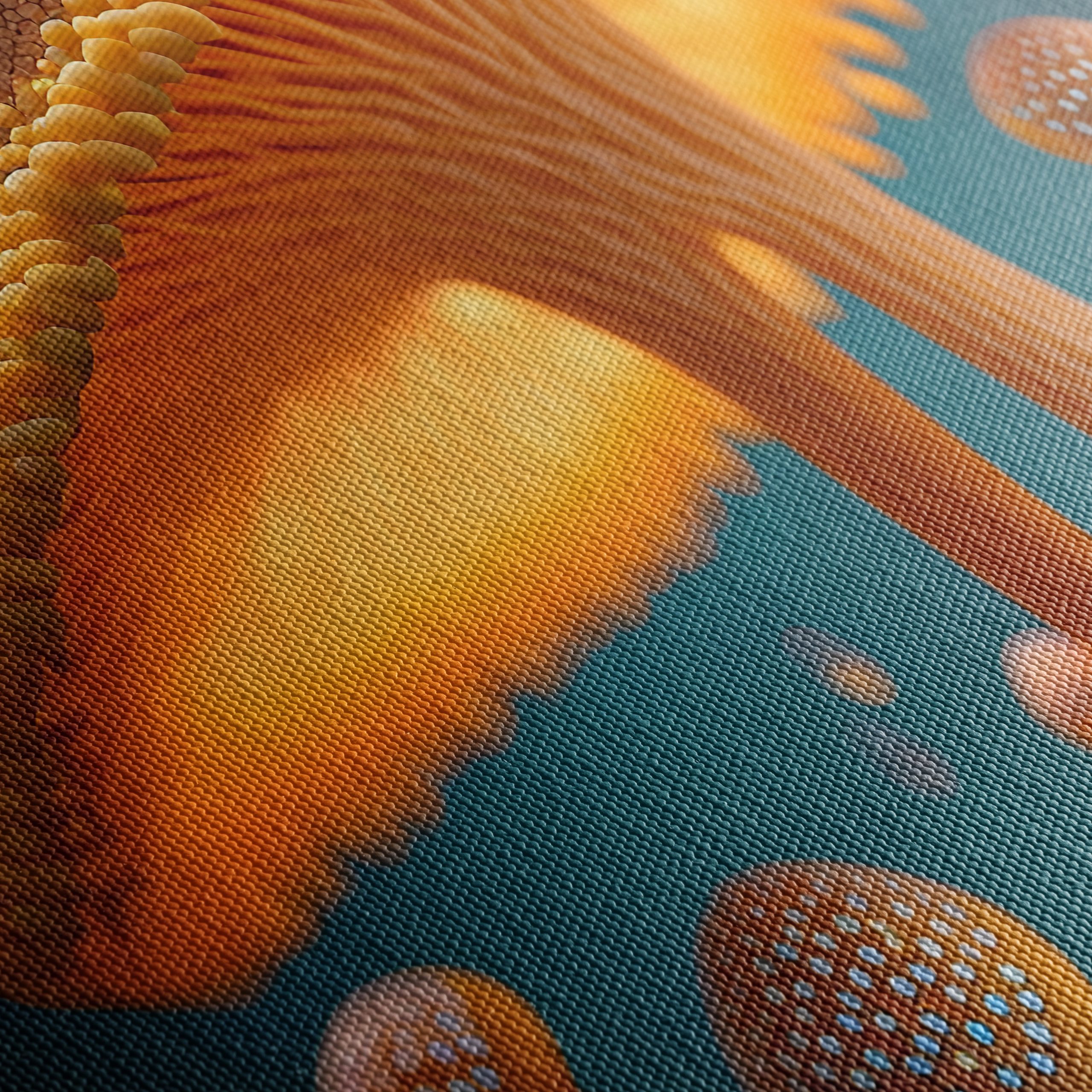 Vibrant Mushroom Growth Art - Image 5