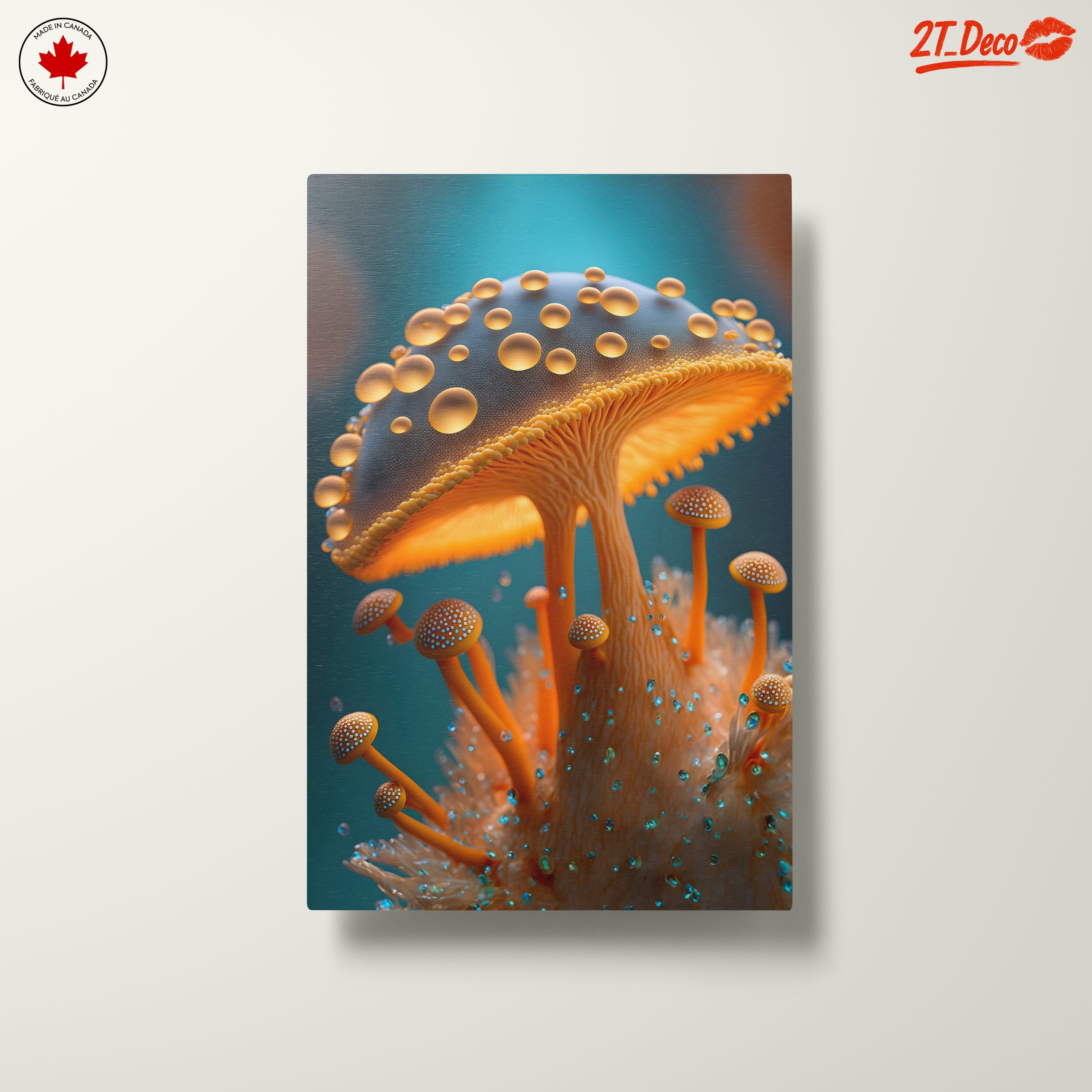 Vibrant Mushroom Growth Art - Image 10