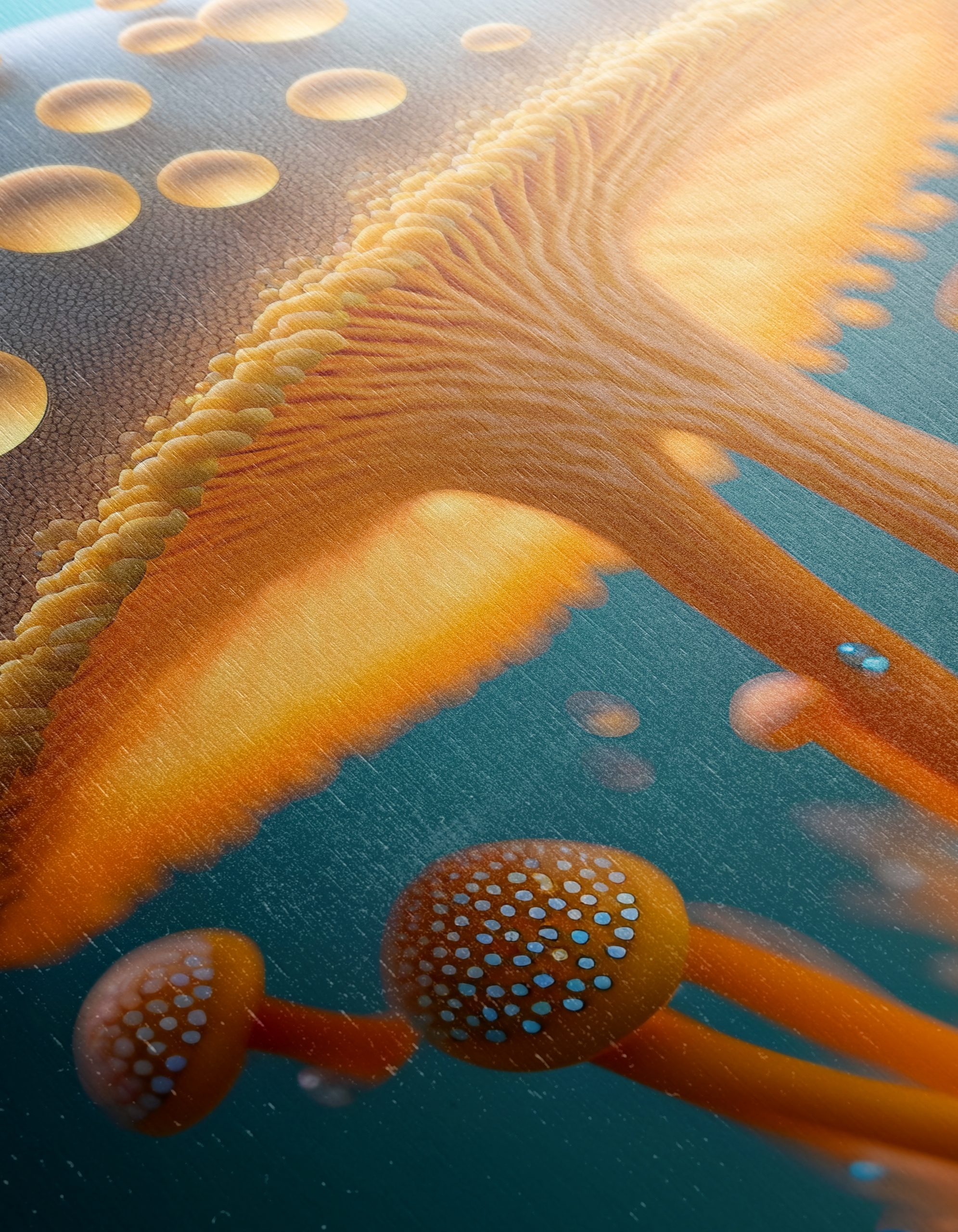 Vibrant Mushroom Growth Art - Image 12