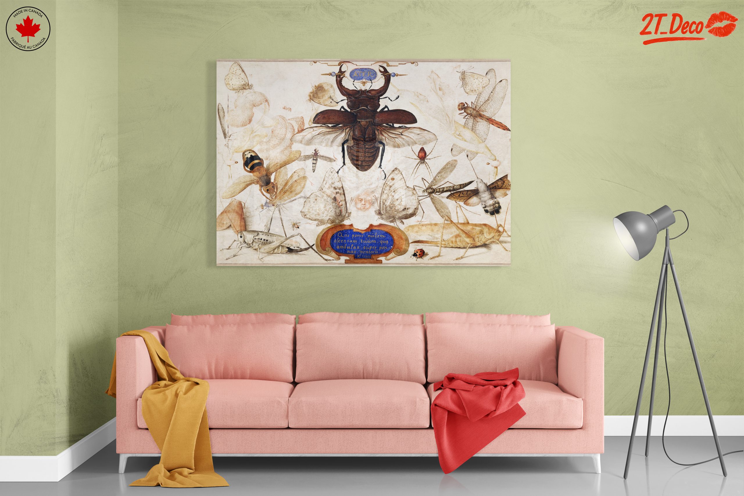 Insect Naturalist Art Featuring Diverse Insects - Image 7